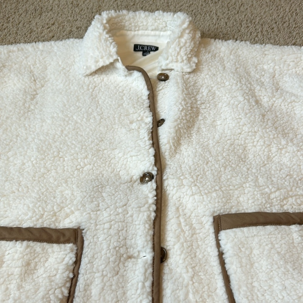 J.Crew LIKE NEW Faux Sherpa Barn Jacket NWOT 3X - Picture 12 of 13